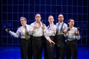 Original Broadway Cast of Operation Mincemeat, March 2025 (Photo by Julieta Cervantes)